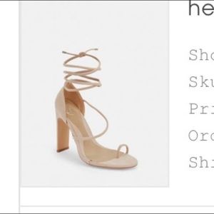 Nude Strappy Heel